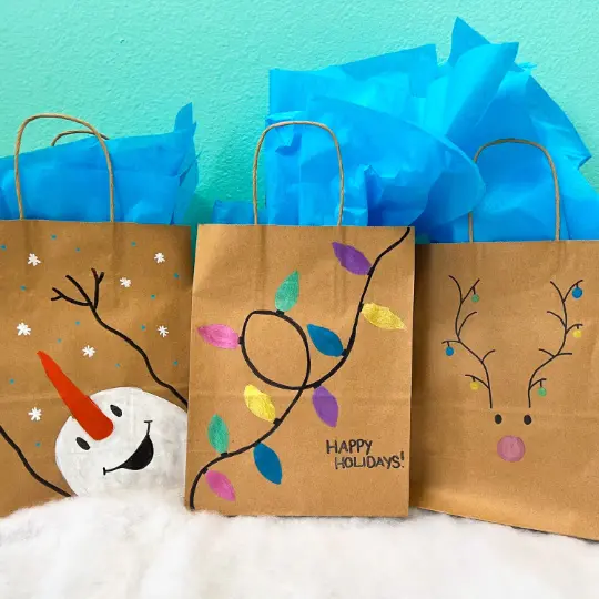 Christmas Paper Bags 