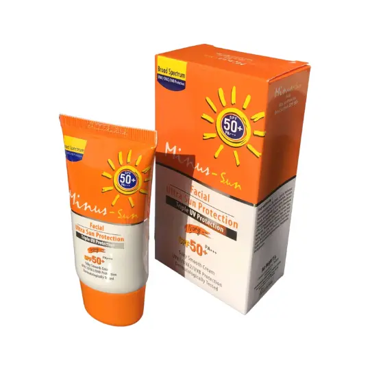 Sun Protection Cream Boxes 
