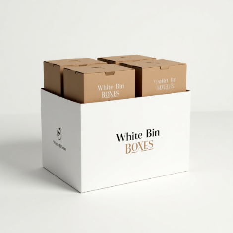 Custom White Bin Boxes