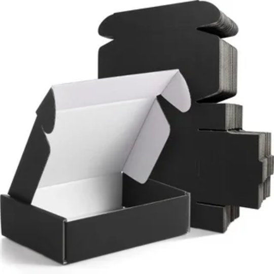 Black Mailer Boxes 