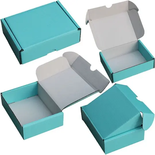 Blue Mailer Boxes 
