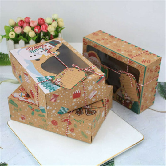 Christmas bakery boxes 