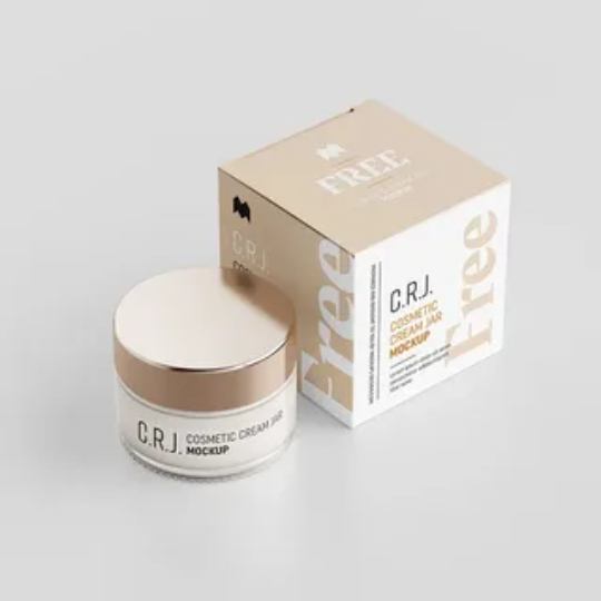 Cream jar packaging 