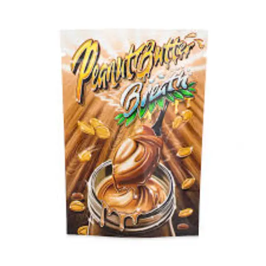 Custom Peanut Butter Breath Mylar Bags 