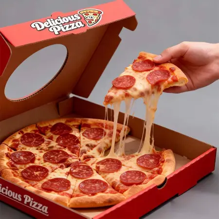 F Flute Pizza Window Boxes 
