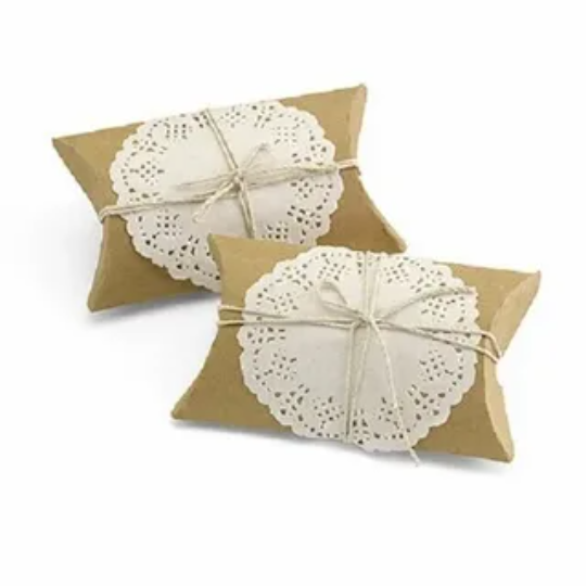 Kraft Pillow Boxes 