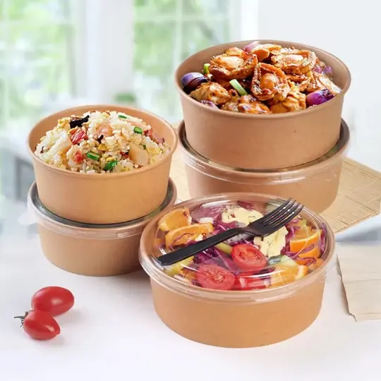 Salad bowls packaging 