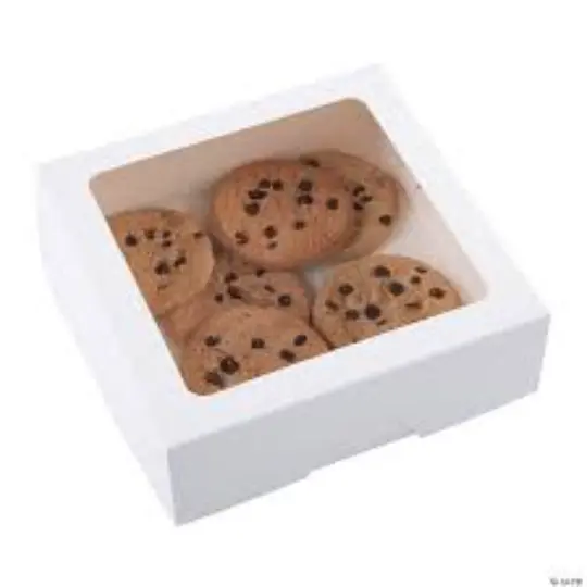 White Cookie Boxes 