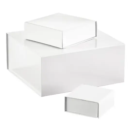 White Glossy Boxes 