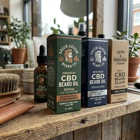 Custom Cbd Beard Oil Boxes