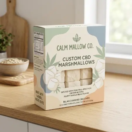 Custom Cbd Marshmallows Boxes 