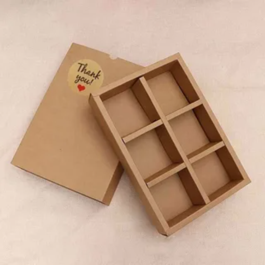Kraft Boxes With Dividers 