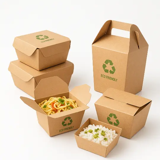 Kraft Brown Take-Out Boxes