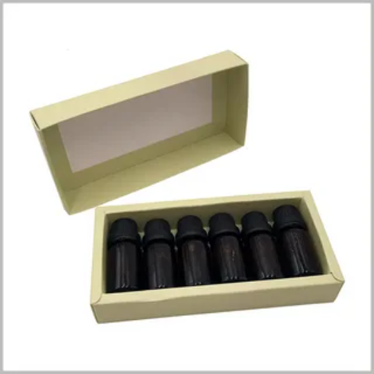 Kraft Essential Oil Bottle Boxes 