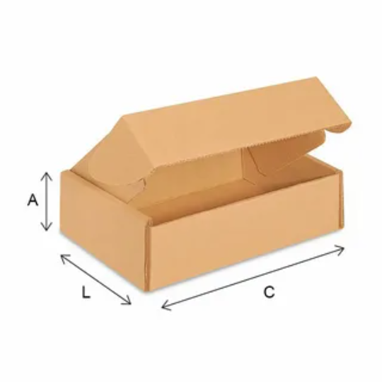 Kraft Tab Locking Boxes 